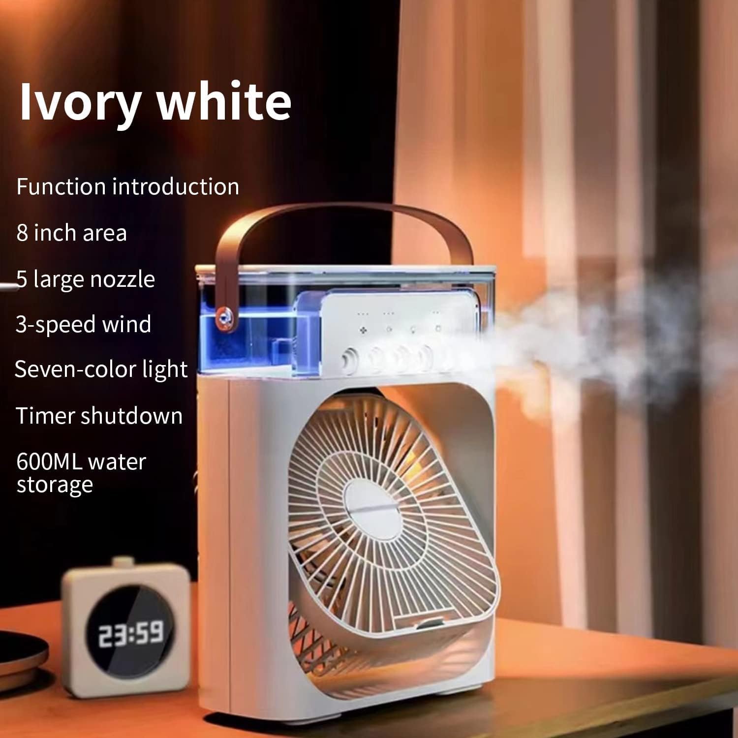 Portable Mini Mist Air Cooler 3-In-1 Conditioner.