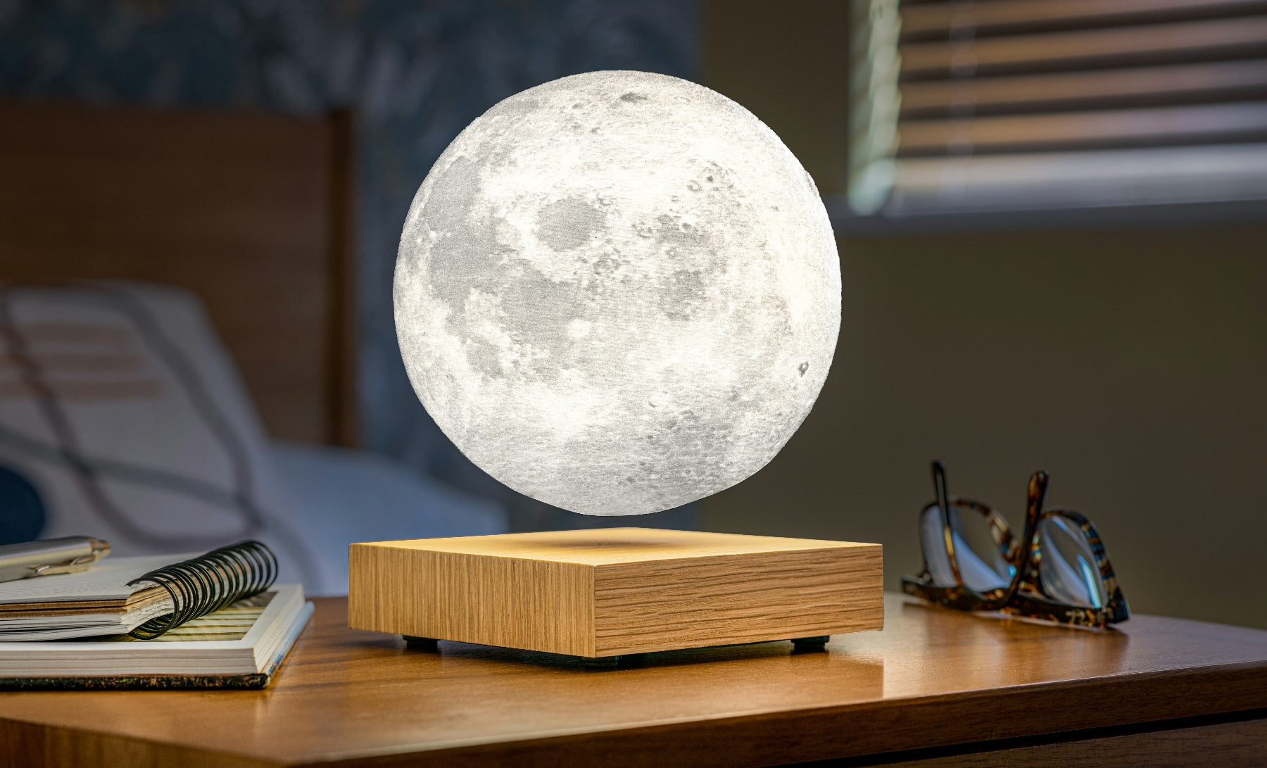 LunaFloat Levitating Moon Lamp.