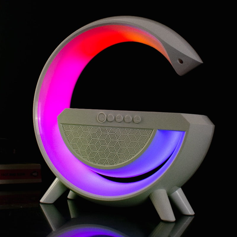 G-Shape LED Wireless Charging Speaker Lamp