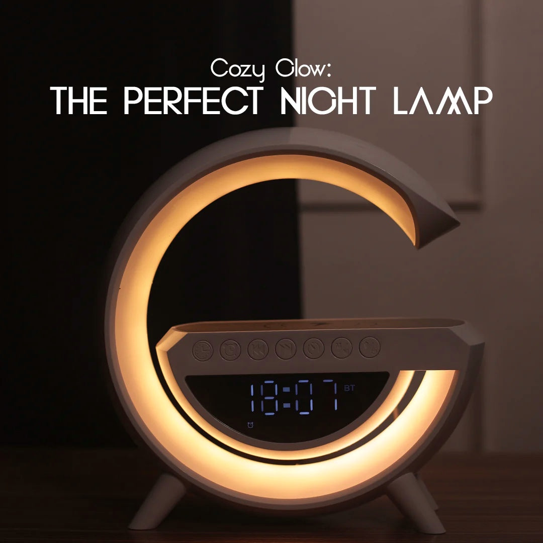 G-Shape LED Wireless Charging Speaker Lamp