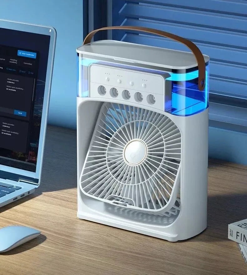 Portable Mini Mist Air Cooler 3-In-1 Conditioner.