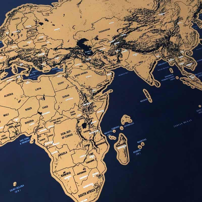 Explore & Scratch World Map Edition - Cutesy Poo