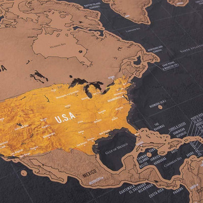 Explore & Scratch World Map Edition - Cutesy Poo
