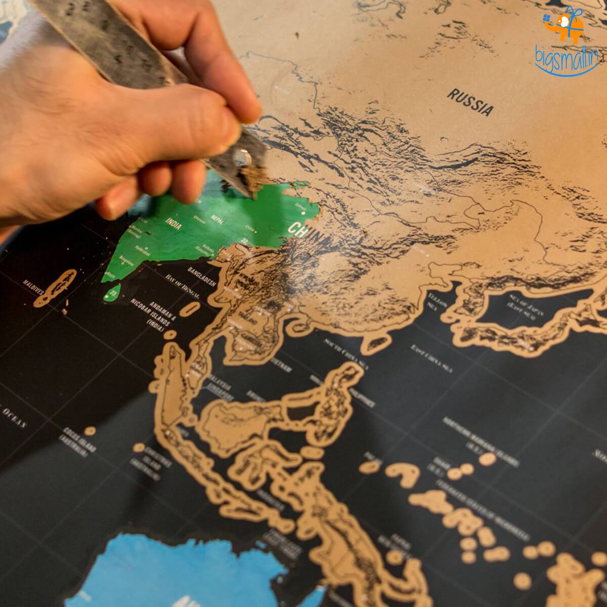 Explore & Scratch World Map Edition - Cutesy Poo