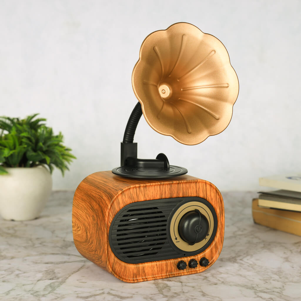 Retro Resonance Bluetooth Gramophone - Cutesy Poo