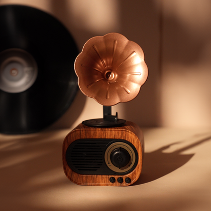 Vintage Gramophone Bluetooth Speaker - Cutesy Poo